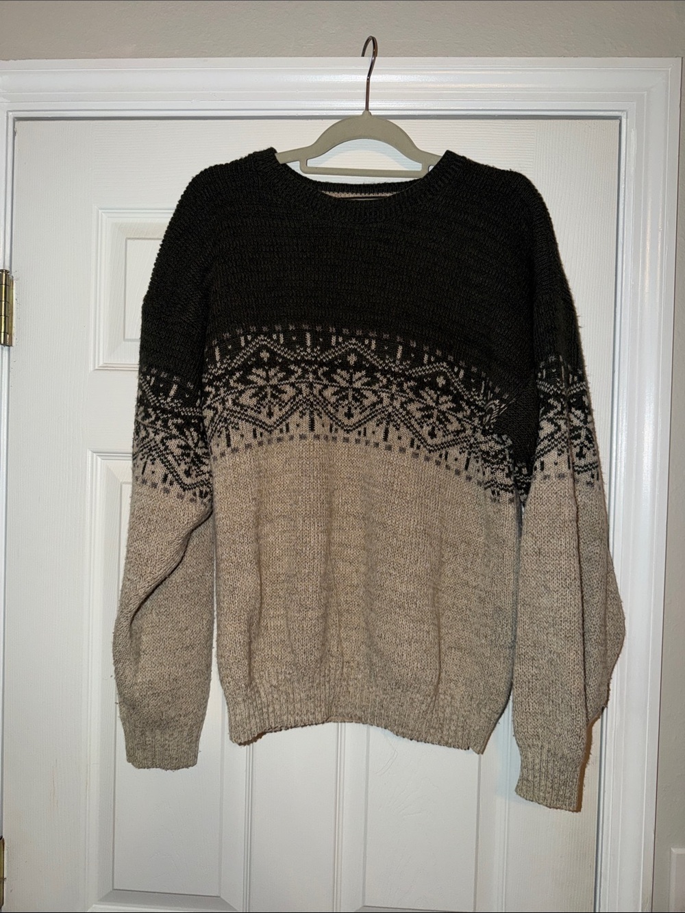 vintage David Taylor Nordic Fair Isle knit sweater